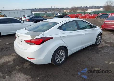 2015 Hyundai Elantra Se из США, поврежденный, VIN 5NPDH4AE6FH548527